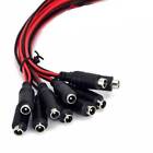 5 Pcs DC Power Cable Female Connector CCTV Security Camera Pigtail COPPER