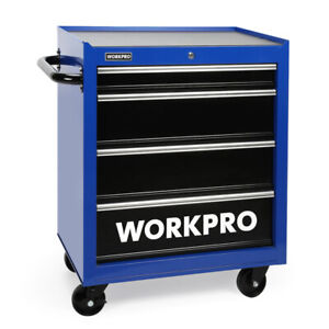 WORKPRO 26-Inch 4 Drawer Rolling Tool Chest Metal Tool Storage Cabinet w/Casters