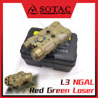PEQ SOTAC L3 NGAL Green Red Dot Laser IR Aiming Sight Pointer LED White Light