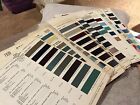 STUDEBAKER RARE VINTAGE PARTS PAINT CHIPS CHARTS 1938-1964. COMPLETE SET LOOK!! (For: More than one vehicle)