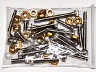 Stainless Steel & Brass Headshell Cartridge Mounting Screw Set For ADC Tonearms