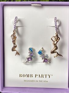 Bomb Party Earring RBP5990 “UNICORN ALERT”Atlantis Collection ONLY 1 of 100 MADE