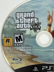 Grand Theft Auto V Five GTA 5 Sony Playstation 3 PS3 Disc Only Tested And Works