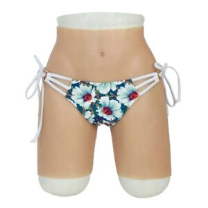2023 women Shorts Silicone Penetrable False Hip Crossover Underwear