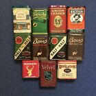 Lot of 11 Vintage Empty Pocket Tobacco Tins