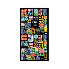 Sellers Publishing Retro Flowers 2024 Two-Year-Plus Pocket Planner w