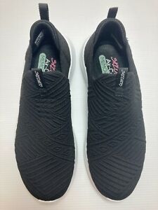 Skechers Women's Black Ultra Flex 3 Stretch Knit Sneakers Slip On Shoe 56110