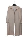London Fog Vintage Trench Coat Long Lined Button Up Women's Size 12P Beige