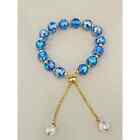 Deep Blue Swarovski Beaded Bracelet