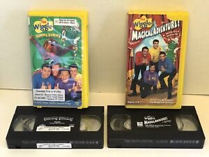 a The Wiggles Clamshell Vhs Lot Yummy Yummy & magical adventure Next Day Ship