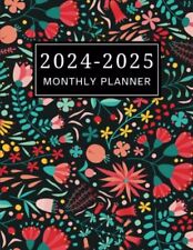 2024-2025 Monthly Planner Jan 2024-Dec 2025 - 2 Year Schedule Organizer Calendar