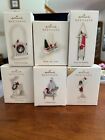 Hallmark 2006 Lot of 6 ornaments from the Winter Garden collection EUC
