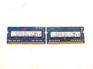 Genuine SK Hynix 4GB & 2GB [6GB Total] 1Rx16 PC3L-12800S Laptop Memory RAM