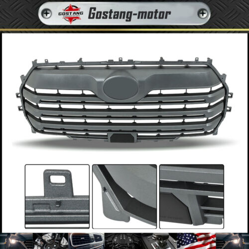 Front Bumper Hood Grill For 2022-2023 Toyota Tundra Dark Gray Grille 53101-0C130
