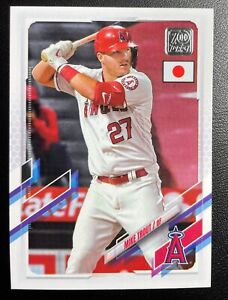 2021 Topps Japan Edition Mike Trout #220 Los Angeles Angels