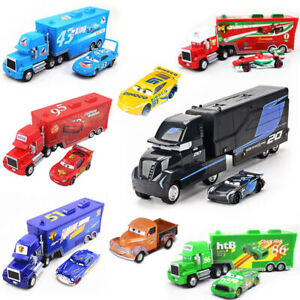 Disney Pixar Cars Black Storm Jackson DiNOco Cruz Mack Hauler Truck & Car Toys