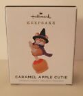2021 Hallmark Caramel Apple Cutie Mouse Halloween Witch Miniature Ornament