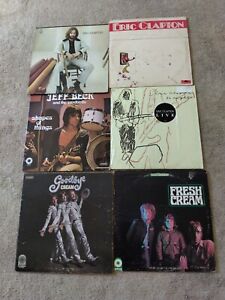 New ListingEric Clapton Lp Lot Rare Cream Yardbirds Fresh Laserdisc Goodbye 24 Nights Rock