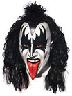 Kiss Band Gene Simmons Latex Mask Cosplay Mask Halloween Party Costume Prop
