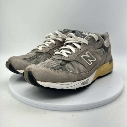 New Balance 991 Grey Castlerock Suede Women Running Sneaker Shoes W991GR Size 9