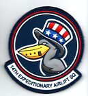 USAF PATCH AIR FORCE 14 EXPEDITIONARY AIRLIFT SQ PVC W/VELKRO