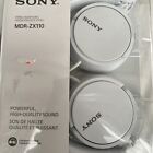 Sony MDR-ZX110 Stereo Monitor Over-Head Headphones White MDRZX110