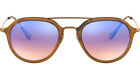 Ray-Ban Unisex Sunglasses RB4253 62388B Brown Aviator Blue Mirror Gradient 50mm