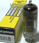 6HS8 TUBE SYLVANIA TESTED & BOXED VINTAGE COMMERCIAL SURPLUS