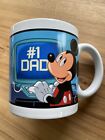 Disney Mickey Mouse #1 Dad Extra Large Coffee Mug Mickey At Computer