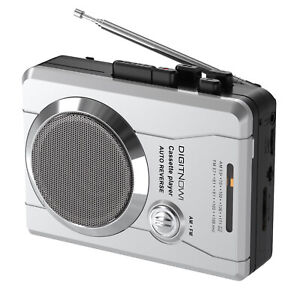 AM/FM Portable Pocket Radio and Voice Audio Personal Cassette Recorder Player