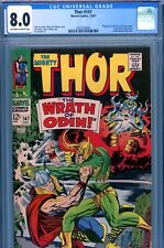 Thor #147 CGC GRADED 8.0 - Loki cover/story - Kirby cover/art - S. Lee story