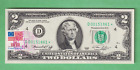 1976 $2 Dollar STAR Bill First Day Issue PITTSBURGH PA April 13 Stamp Postmarked