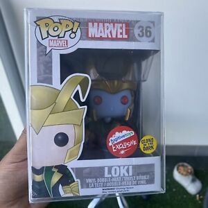 Marvel Loki #36 Frost Giant Glow In The Dark Fugitive Toys Funko Pop W Protector