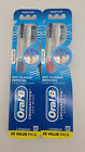Oral-B CrossAction Deep Reach Toothbrushes | 2-Pack | 4 Tooth Brushes | Medium