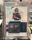 2021 PANINI NATIONAL TREASURES FOOTBALL JUSTIN FIELDS PATCH LAUNDRY TAG 1/1 RC