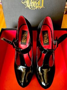 Kat Von D Fetish I Vegan Shoes - Women's Size 8 - In Box Goth Rocker Pinup Heels