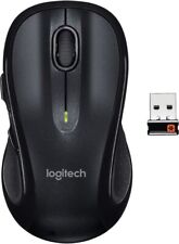 Logitech M510 Wireless Laser Mouse for PC/MAC with Unifying Receiver - Black