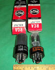 (2) RCA 6SL7GT Twin Triodes NOS w/ cartons Round Black Plates Test Robust!