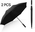 2 PCS X 47 Inch Fibre Golf Umbrella, Double Cloth, Outdoor Business Activity