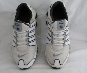 Nike Shox NZ Men’s (378341-146) VJ White / Royal Blue Size 8 Sneakers Shoes 2013