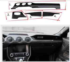 For Ford Mustang 2015-2017 Carbon Interior Dash Panel Air Vent Bottom Trim