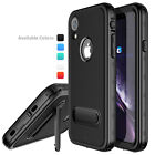 For Apple iPhone XR Life Waterproof Case Cover with Kickstand & Screen Protector