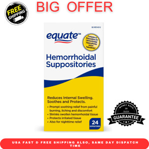 Equate Hemorrhoidal Suppositories Compare to Preparation H 24ct
