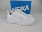 Hoka One One Clifton 9 Mens 12 D Shoes White Running Sneaker Gym 1127895 WWH