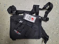 Lone Peak Pack  Radio Chest Harness Deluxe With Zipper Pocket Black (New)
