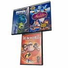 Disney Pixar DVD Lot 3 Aladdin Platinum Edition Monsters Inc The Incredibles