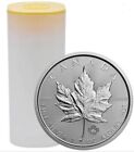 Roll of 25 - Canadian Silver Maple Leaf .9999 Fine $5 Coins