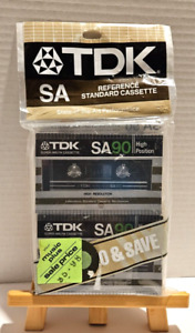 TDK SA-90 2-Pack IEC Type II High Position Anti-Resonance Blank Cassette Tapes