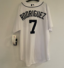 Vtg Auth IVAN RODRIGUEZ Detroit Tigers Jersey Majestic 48 XL Baseball NWT As Is