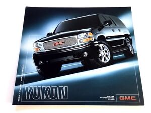 2005 GMC Yukon and XL and Denali 36-page Original Sales Brochure Catalog